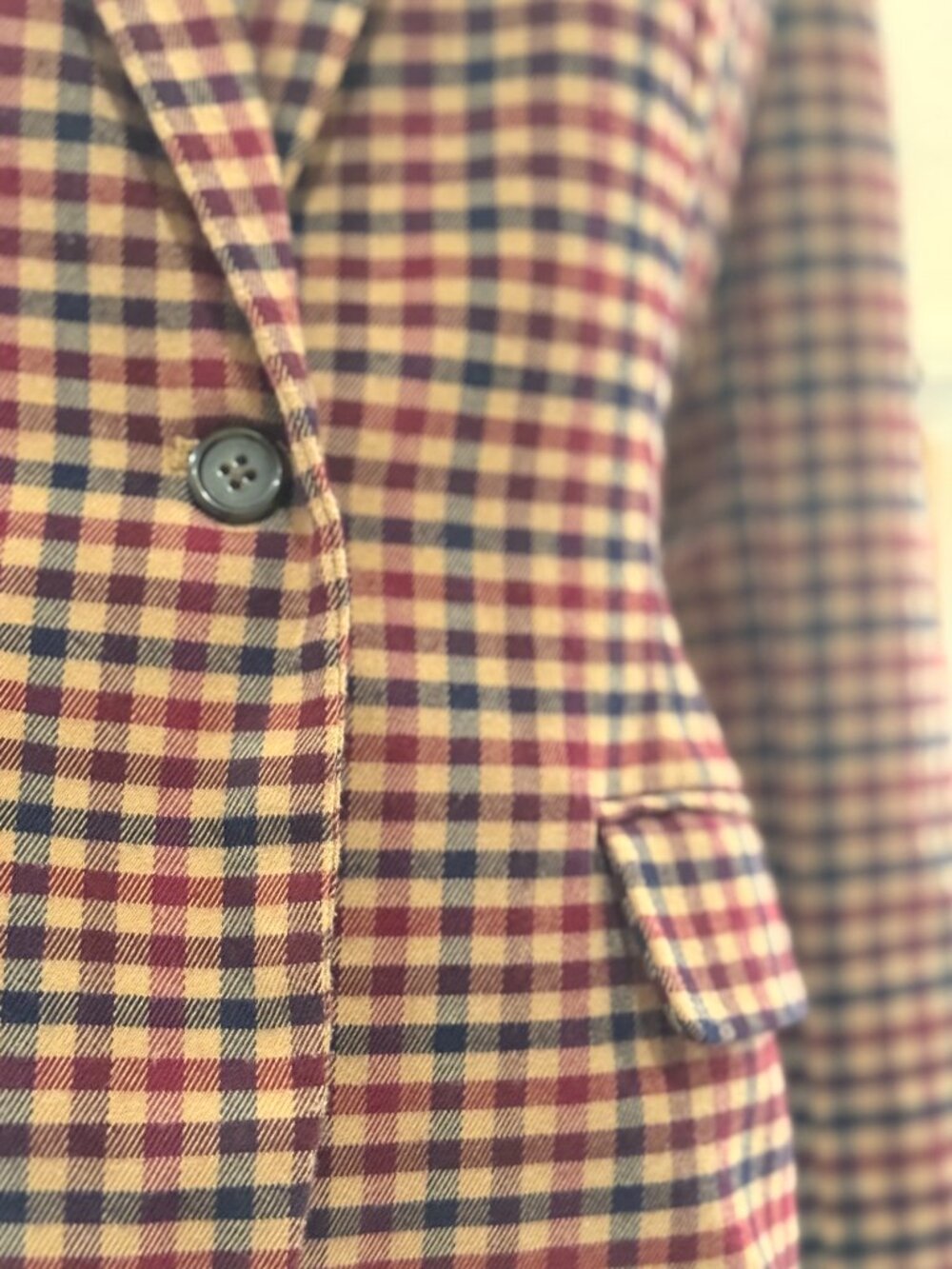 Merona Houndstooth Plaid tailored Blazer - Preppy Heritage Style - Picture 6 of 15